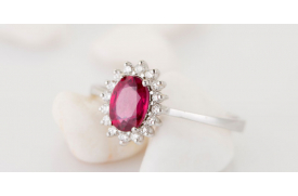What Does a Ruby Engagement Ring Mean?